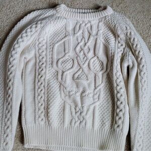 Alexander McQueen skull sweater